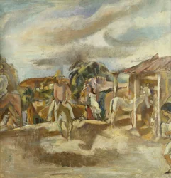 Kubanesisches Dorf; Village Cubain, ca. 1917-1918