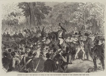 Versuch, den Kaiser von Russland im Bois de Boulogne zu erschießen, Festnahme des Attentäters