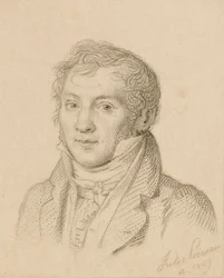 Porträt des Geigers und Komponisten Louis-Luc Loiseau de Persuis 1769-1819, 1849