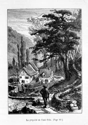 Das Eigentum von Freund Fritz - in „Der Freund Fritz“ von Erckmann-Chatrian, ill. von Théophile Schuler