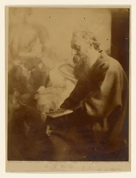 G. F. Watts R.A. in seinem Atelier
