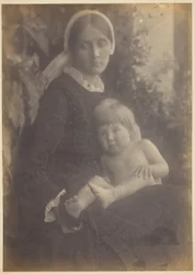 Mrs. Herbert Duckworth mit Gerald Duckworth