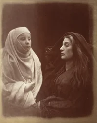 Die kleine Novizin und Königin Guinevere im Heiligen Haus von Almsbury