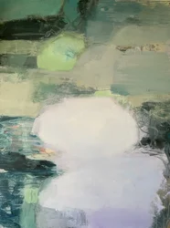 Ruhige abstrakte Landschaft