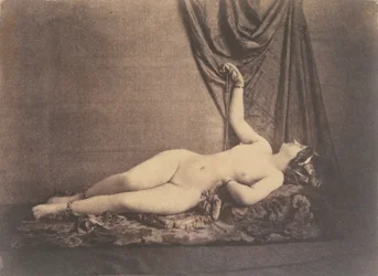 [Liegender weiblicher Akt], um 1853.