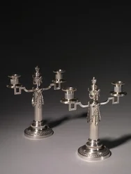 Kandelaber, Firma Peter Carl Fabergé