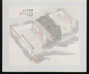Zehn Orte im Zusammenhang mit Ruan Yuan, datiert 1883