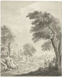 Landschaft mit Weg