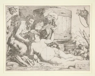 Bacchanal (Betrunkener Silenus)
