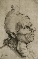 Großer grotesker Kopf