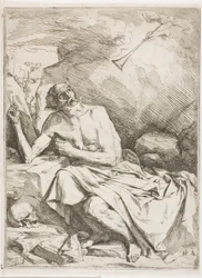 Der heilige Hieronymus hört die Posaune des Jüngsten Gerichts
