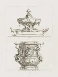Terrine, Tafel 57 in Oeuvre de Juste-Aurèle Meissonnier