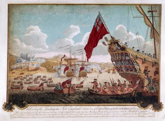 Die Eroberung von Louisbourg, 1745