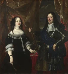 Doppelporträt des Großherzogs Ferdinand II. von Toskana und seiner Frau Vittoria della Rovere, 1660er Jahre