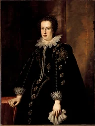 Porträt von Claudia de Medici (1604-1648), Ehefrau des Herzogs von Urbino und Erzherzog Leopold V. von Österreich-Tirol