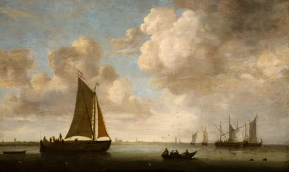 Fernsicht auf die niederländische Küste, 1660