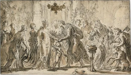 Die Hochzeit von Zenobia und Odenatus