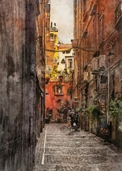 Charmante alte Stadtgasse
