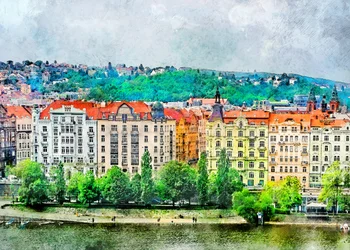 Lebendige Flussuferstadt