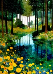 Lebendiger Waldbach