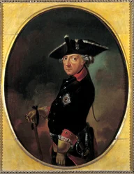 Porträt von Friedrich II. von Preußen (1712-1786), genannt Friedrich der Große