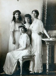 Die vier Töchter des russischen Zaren Nikolaus II., 1910er Jahre