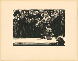 Gedenkblatt für Karl Liebknecht (5. Zustand)