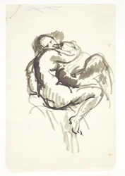 Studie zu "Leda mit dem Schwan"