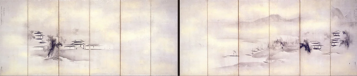 Landschaft mit Tempeln