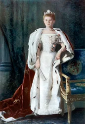 Königin Wilhelmina der Niederlande, frühes 20. Jahrhundert