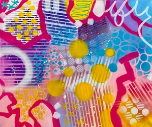 Verspielte geometrische Farben