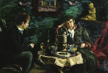 Der Schauspieler Tobias Sorensen und Ola Voss
