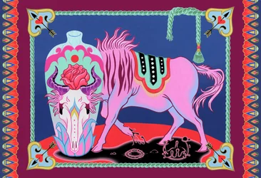 Gnu und Vase, 2021