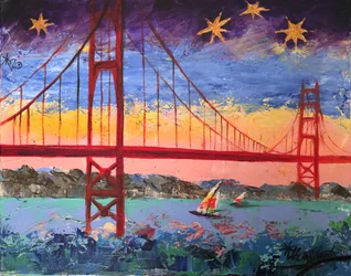 Golden Gate Sonnenuntergang Segeln