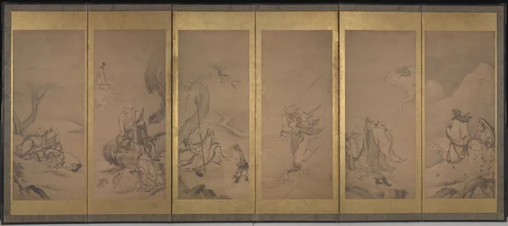 Buddhistische, daoistische und konfuzianische Patriarchen