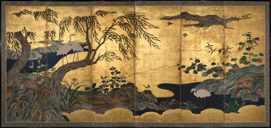 Vögel und Blumen, späte 16. Jahrhundert