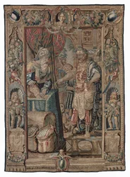 Antonius und Kleopatra (Antonius erobert Pelusium); Wandteppich, Datum unbekannt