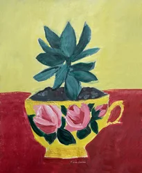 Saftige Teetassenrosen