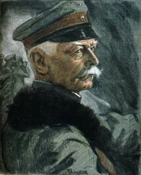 Erster Weltkrieg: Porträt des deutschen Soldaten Erich von Falkenhayn