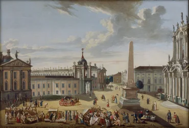 Alter Markt Potsdam - Blick in die Schlossstraße