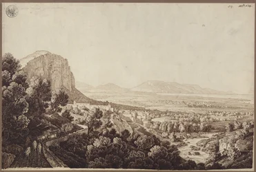 „Ansicht des Tals von Partinico in Sizilien“