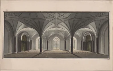 Berlin, Wilhelmstraße. Palais Radziwill. Entwurf zum Gartensaal