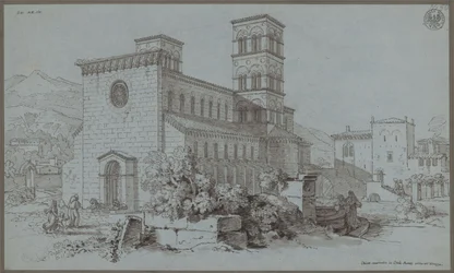 Sarazenische Kirche in Civita Ducale nahe den Abruzzen