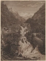 Der Wasserfall bei Wildbad Gastein