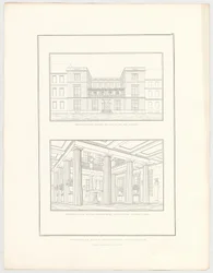 Entwurf zu einem städtischen Wohngebäude, Blatt 67 der Folge "Sammlung architektonischer Entwürfe"