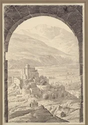 Sion im Schweizer Kanton Wallis