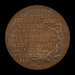 Inschrift [Rückseite], 1897