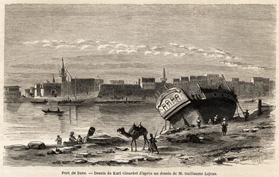 Der Hafen von Suez
