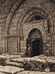 Jerusalem, Kirche des Grabes der Jungfrau, Portal