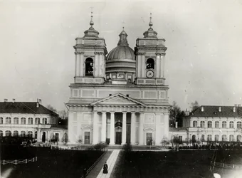 Die Dreifaltigkeitskathedrale des Heiligen Alexander-Newski-Klosters in Sankt Petersburg